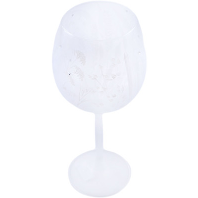 Glass Wine Glass 20 oz White