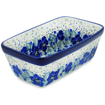 Polish Pottery Mini loaf pan Wild Blueberry – CeramikaArtystyczna